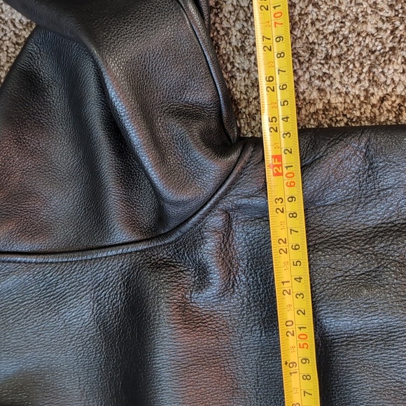 Danier Leather Coat Men's Large Long Tall - Picture 6 of 16